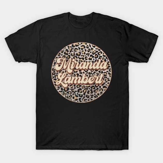 Classic Music Lambert Personalized Name Circle Birthday T-Shirt by Gianna Bautista Art